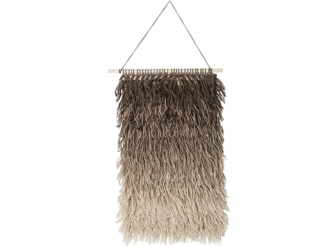 ウォールハンガー ブラウンウール1