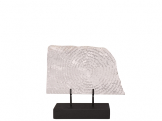 ストーンオブジェ グレイマーブル ハンマー L1