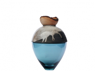 バタフライベッセル ブルーグリーン and ホワイト1