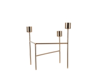 スリーキャンドルホルダー ブラス