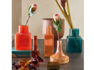 アルバキャンドルホルダー ブラウン