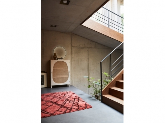 フラワーベース スモークブラウン