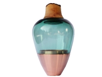 スタッキングベッセル グリーンブルー and コッパー