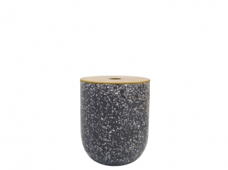 テラゾキャンドルポット1