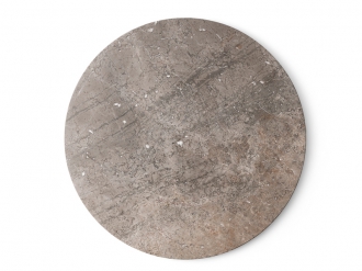 コーヒーテーブル Φ60 ライトグレーマーブル