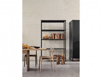 キャビン スクエア テーブル ダークオーク