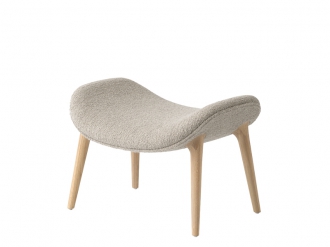 ロッジ ラウンジチェア フットスツール ライトオーク1