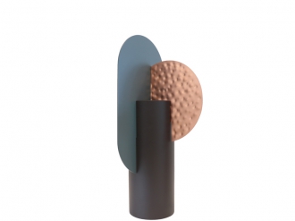 イェルミロフベース ピジョンブルー / サングリアレッド & コッパー1