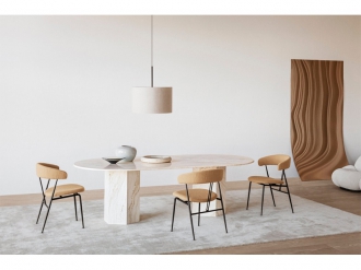 バイオリンダイニングチェア フルアップホルスタード