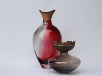 スプラッシュ レッド and グレー