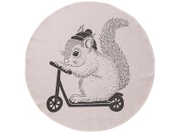 スクァーレル オン スケート キッズラグマット