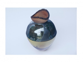 バタフライベッセル アンバー and グリーン