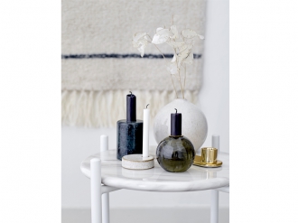 グラスキャンドルスティック グリーン