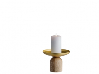 ブラブワイドキャンドルホルダー ブラウン1