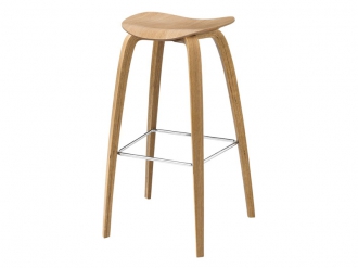 2D バースツール  ウッドベース