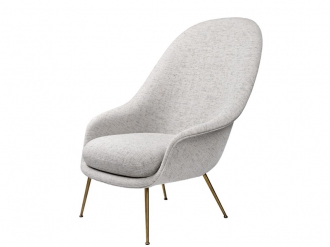 バット ラウンジチェア コニックベース ハイバック1