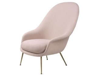 バット ラウンジチェア コニックベース ハイバック