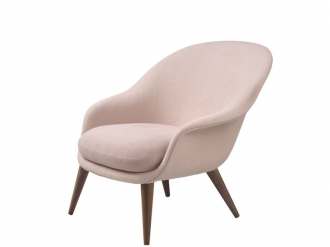 バット ラウンジチェア ウッドベース ロウバック1