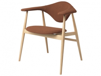 マスキュロ ダイニングチェア ウッドベース