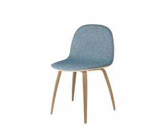 2D ダイニングチェア ウッドベース フロントアップホルスタード1