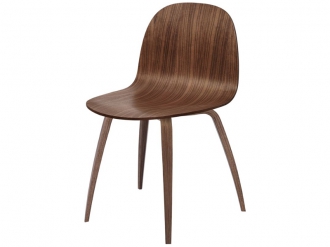 2D ダイニングチェア ウッドベース アンアップホルスタード