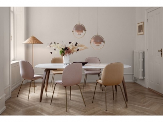 ビートル ダイニングチェア コニックベース フルアップホルスタード