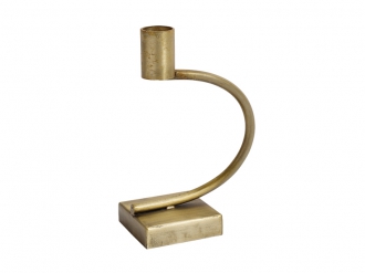 セミサークルキャンドルホルダー ブラス1