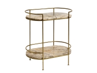 ジャングルオーバルサイドテーブル