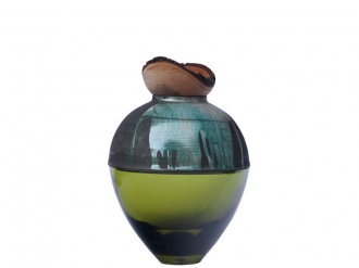 バタフライベッセル ダークグリーン and ターコイズ1