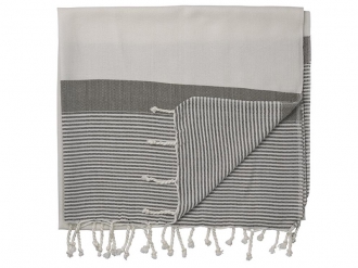 ハマムスパタオル ナローグレー1