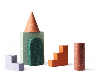 テラゾアーチオーナメント B ミント