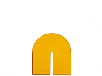 ガラスブックエンド アンバー1