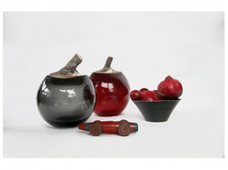 ブランチボウル ワインレッド トール