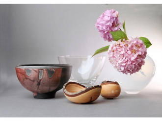 バタフライベッセル グレー and ローズ